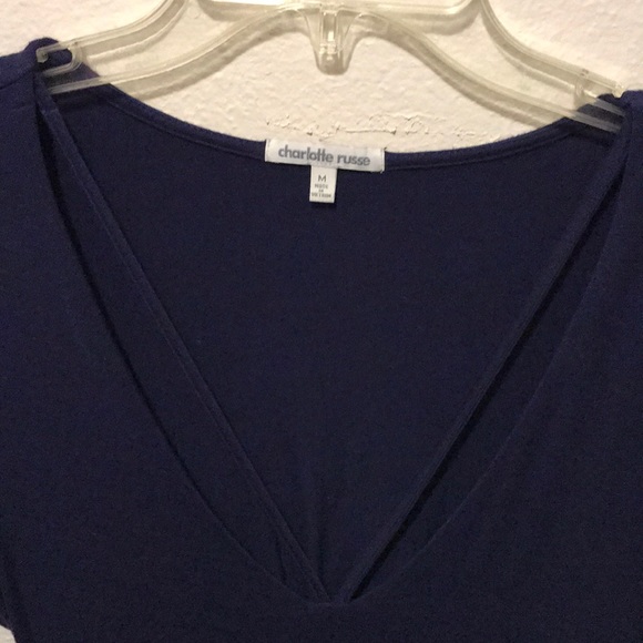 Fitted navy dress - Picture 2 of 5